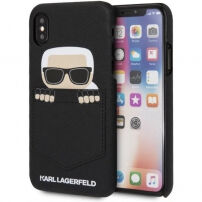 Karl Lagerfeld Sneaky Karl футляр для iPhone X - чорний