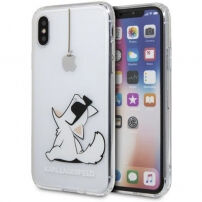 Karl Lagerfeld футляр для iPhone X - прозорий