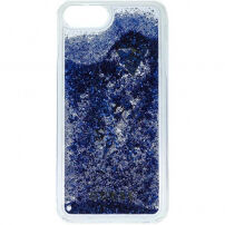 Guess Liquid Glitter футляр для iPhone 7 / 8 - срібна/синя
