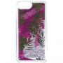 Guess Liquid Glitter футляр для iPhone 7 / 8 - рожева з пальмою