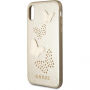 Guess Studs and Sparkle футляр для iPhone X - бежевий