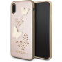 Guess Studs and Sparkle футляр для iPhone X - рожево-золотий