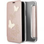 Guess Studs and Sparkle Book футляр для iPhone X - рожево-золотий