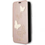 Guess Studs and Sparkle Book футляр для iPhone X - рожево-золотий
