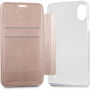 Guess Studs and Sparkle Book футляр для iPhone X - рожево-золотий
