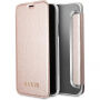 Guess Iridescent Book футляр iPhone pro X - рожево-золотий