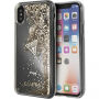 Guess Liquid Glitter футляр для iPhone X - золотий