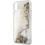 Guess Liquid Glitter футляр для iPhone X - золотий