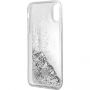 Guess Liquid Glitter футляр для iPhone X - срібна