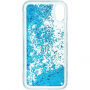 Guess Liquid Glitter нижній чохол для iPhone X - синій