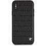 BMW Hexagon Hard шкіряний футляр для iPhone X - чорний