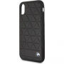 BMW Hexagon Hard шкіряний футляр для iPhone X - чорний