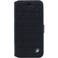 BMW Hexagon Book шкіряний футляр для iPhone 7 / 8 - чорний