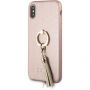 Guess Saffiano Ring футляр для iPhone X - рожева