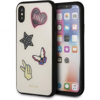 Guess Iconic футляр для iPhone X - бежевий
