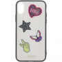 Guess Iconic футляр для iPhone X - бежевий