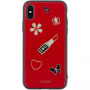 Guess Iconic футляр для iPhone X - червоний