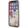 Guess Saffiano Butterfly футляр для iPhone X - рожево-золотий