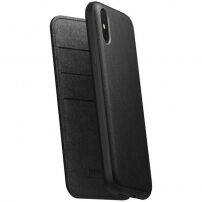 Nomad Folio Leather case футляр для Apple iPhone XS / X - чорний