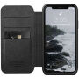 Nomad Folio Leather case футляр для Apple iPhone XS / X - чорний