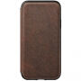 Nomad Folio Leather Tri-Fold чохол для Apple iPhone XS / X - коричневий