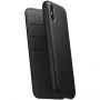 Nomad Folio Leather case футляр для Apple iPhone XS Max - чорний