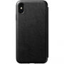 Nomad Folio Leather case футляр для Apple iPhone XS Max - чорний