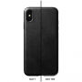 Nomad Rugged Leather case стійкий футляр для Apple iPhone XS Max - чорний