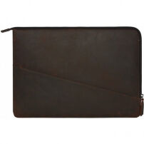 Decoded Waxed Slim шкіряна сумка для MacBook Pro 15" - коричневий
