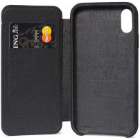 Decoded Leather Slim Wallet футляр для Apple iPhone XS Max - чорний