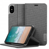LAUT Apex Knit чохол для iPhone X - сірий