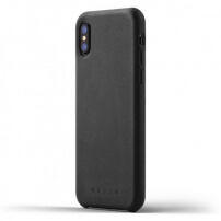 Mujjo Full Leather панель для Apple iPhone X - чорний