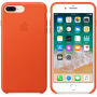 Оригінал Apple шкіряний футляр для iPhone 8 Plus / 7 Plus - оранжевий