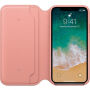 Оригінал Apple Folio шкіряний футляр для iPhone X - блідий розовий