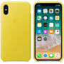 Оригінал Apple шкіряний футляр для iPhone X - жовтий