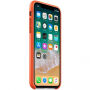 Оригінал Apple шкіряний футляр для iPhone X - оранжевий