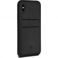 Twelve South Relaxed Leather Clip шкіряний чохол для iPhone X - чорний