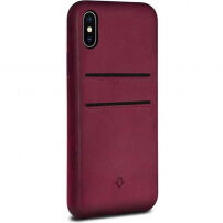 Twelve South Relaxed Leather Clip шкіряний чохол для iPhone X - червоний