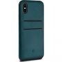 Twelve South Relaxed Leather Clip шкіряний чохол для iPhone X - синій