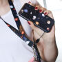 Чохол для iPhone 6 / 6S з лямкою - кошки в космосі