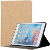 Чохол з текстильною поверхнею для iPad mini 1 / 2 / 3 / 4 / 5 - світло-коричневий