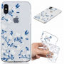 Пластикова панель для iPhone X / XS - білі квітки