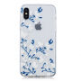 Пластикова панель для iPhone X / XS - білі квітки