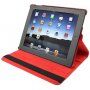 Поворотний захисний чохол на 360 ° для iPad 2 / 3 / 4 - червоний
