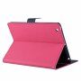 Корпус GOOSPERY з вирізаною текстурою для iPad 2 / 3 / 4 - фуксія