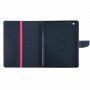 Корпус GOOSPERY з вирізаною текстурою для iPad 2 / 3 / 4 - фуксія