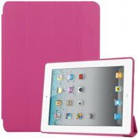 Чохол з підставкою і функцією сну для iPad 2 / 3 / 4 - фуксія