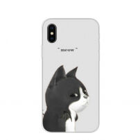 Захисний чохол для iPhone XS Max - пихатий котик