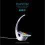 NILLKIN Phantom бездротова Qi зарядка з LED світлом для iPhone - біла