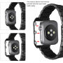 Металевий чохол з ременем для Apple Watch 42mm / 41mm / 40mm / 38mm - чорний